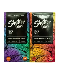 EUPHORIA EXTRACTIONS - SHATTER BARS (500MG THC)