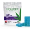 SOUR RASPBERRY INDICA GUMMIES (1600MG THC) BY HIGH DOSE