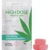 SOUR STRAWBERRY CBD GUMMIES (200MG CBD) BY HIGH DOSE
