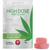 Sour Cherry Sativa Gummies (200mg THC) by High Dose