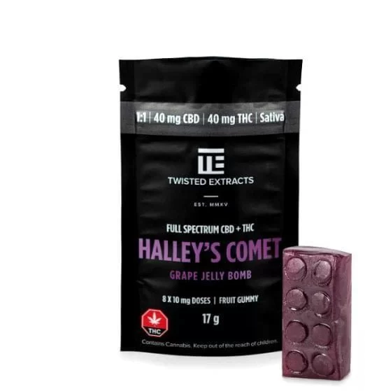 Photographie source: HALLEY’S COMET GRAPE JELLY BOMB – TWISTED