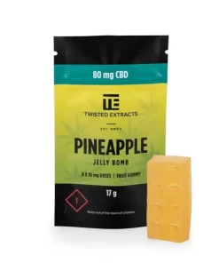 CBD PINEAPPLE JELLY BOMB - TWISTED EXTRACTS