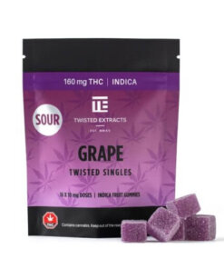 TWISTED EXTRACTS – GRAPE SOUR SINGLES (160MG THC)