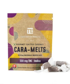 SALTED CARA-MELTS 300MG THC – INDICA – TWISTED EXTRACTS