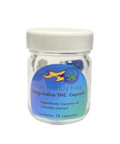 20MG INDICA THC CAPSULES (12 CAPS) – NORTHERN FIRE