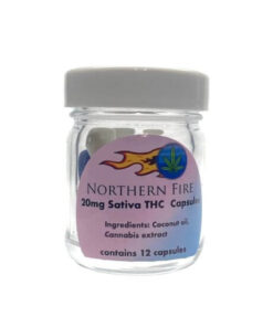 20MG SATIVA THC CAPSULES (12 CAPS) – NORTHERN FIRE