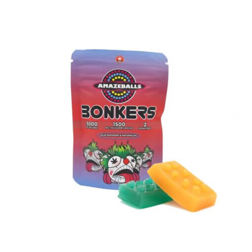 AMAZEBALLS - BONKERS (ASSORTED FLAVOURS - 3000MG OF THC)