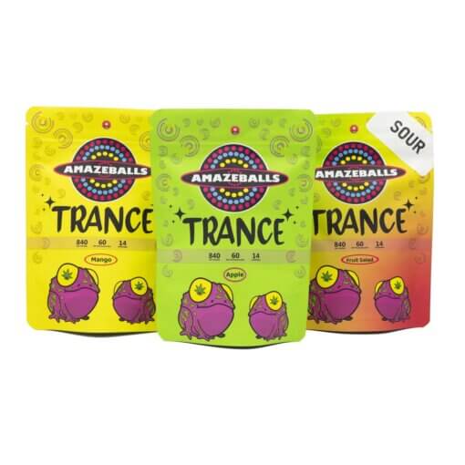 AMAZEBALLS - TRANCE GUMMIES (840MG OF THC)