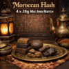 MOROCCAN HASH 4 x 28g QUARTER POUND MIX AND MATCH